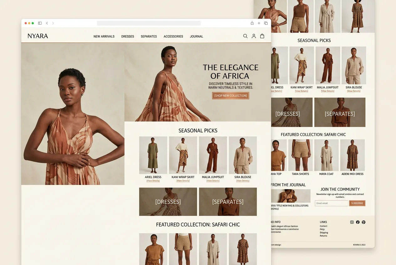 Site Atelier Kipushi — Mode